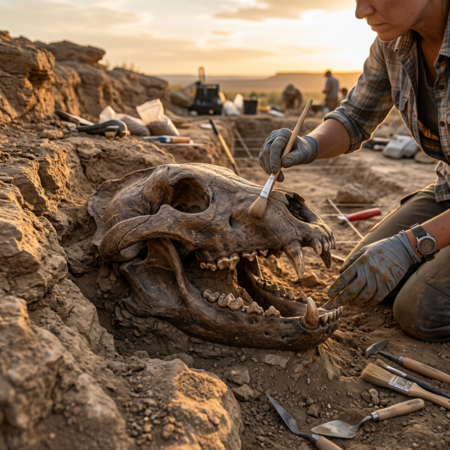 Fosil Ayı Keşfi (Indarctos atticus)